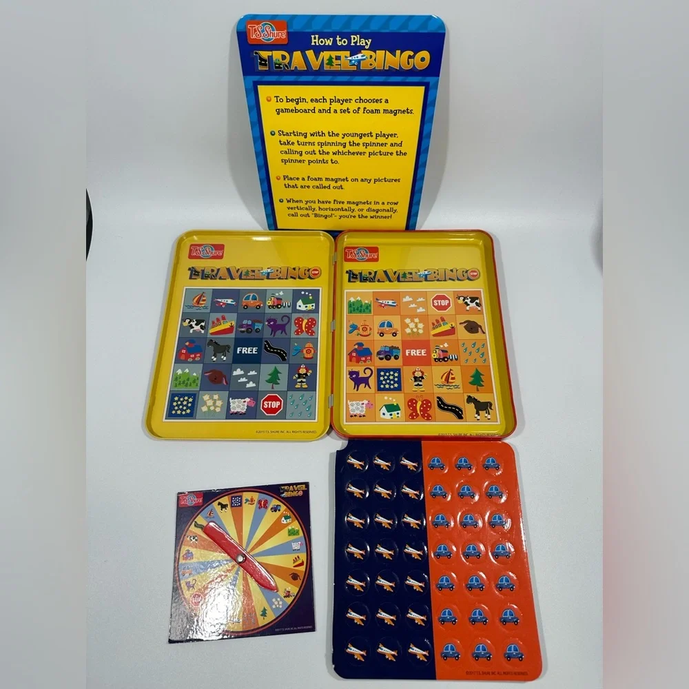 Travel Bingo Magnetic Game NWOT Vacation